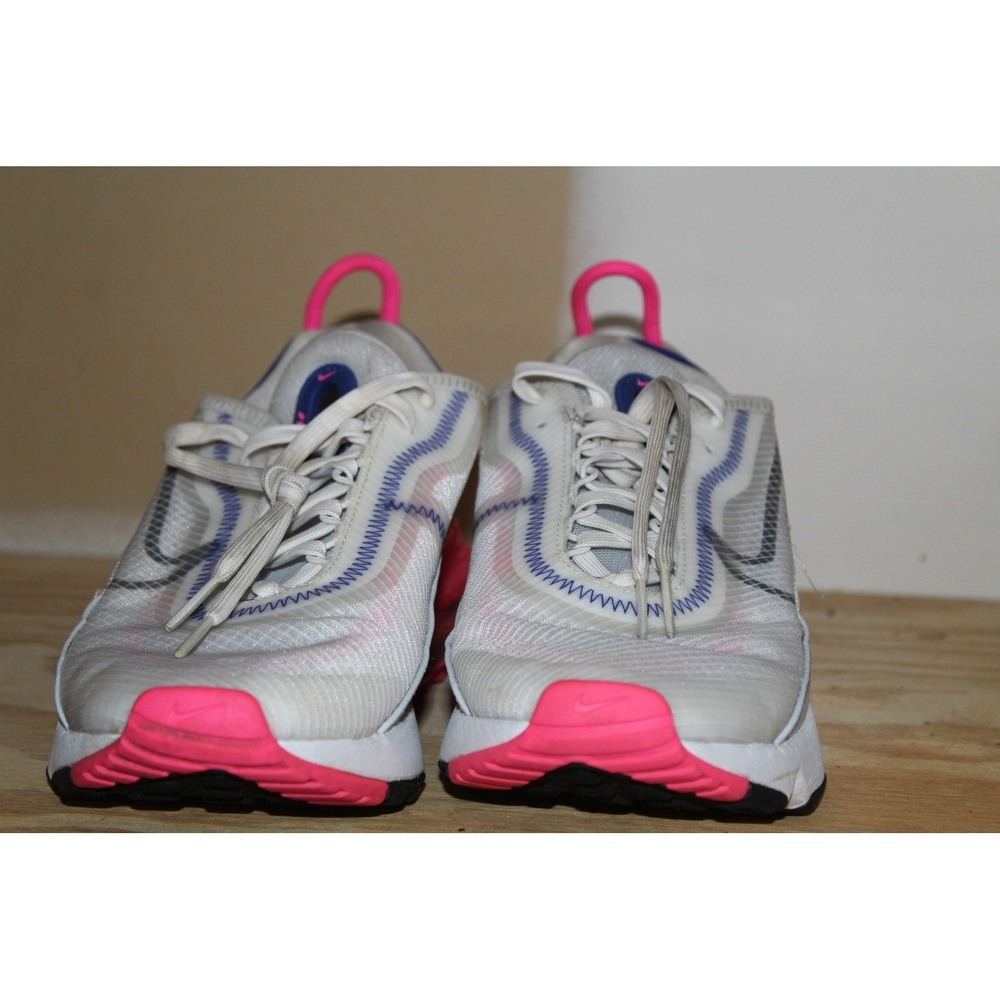 Nike Air Max 2090 White Pink Blue Mens Running Shoes 8.5